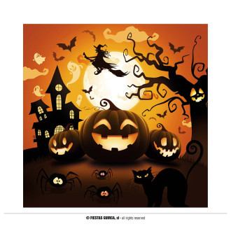 Obrúsky halloween 12 ks