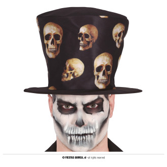 Klobúk SKULLS s lebkami