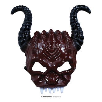 Devil polomaska s rohmi