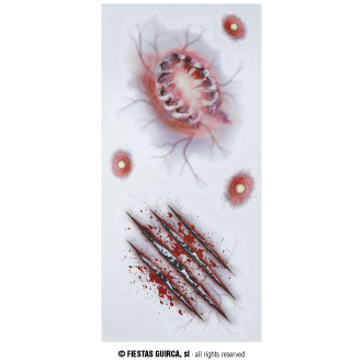 Tetování - samolepící rány