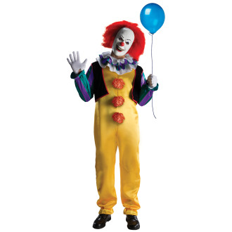 Pennywise Deluxe kostým s maskou a vlasmi