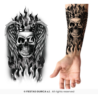 Skull tattoo - tetovanie