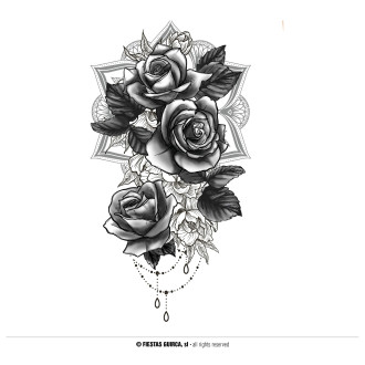Roses tattoo - tetovanie