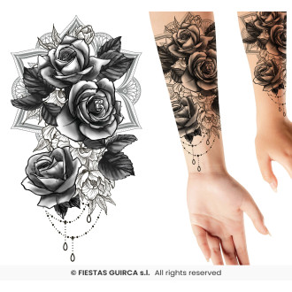 Roses tattoo - tetovanie