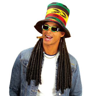 Widmann Reggae - Rasta klobúk s dredy