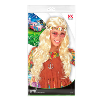 Widmann Parochňa stredoveká s čelenkou - HIPPIE blond