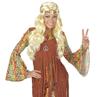 Widmann Parochňa stredoveká s čelenkou - HIPPIE blond
