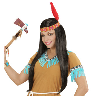 Widmann Parochňa indiánska s čelenkou a perím