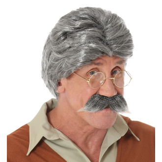 Widmann Parochňa Karl s fúzami sivá