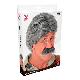 Widmann Parochňa Karl s fúzami sivá