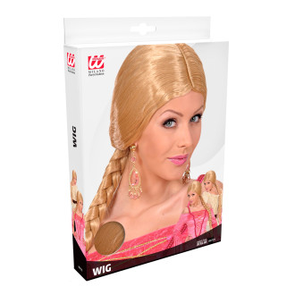 Widmann Hradná kráska blond parochňa s vrkočom