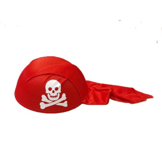 Pirát červený detský