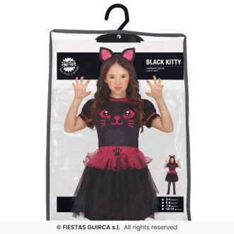 Čierna mačka detský kostým