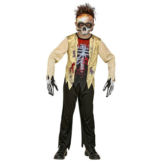 Widmann Zombie skeleton kostým s maskou