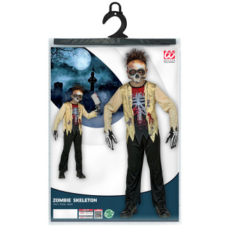 Widmann Zombie skeleton kostým s maskou