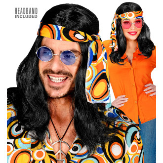 Widmann Čierna disco parochňa s čelenkou