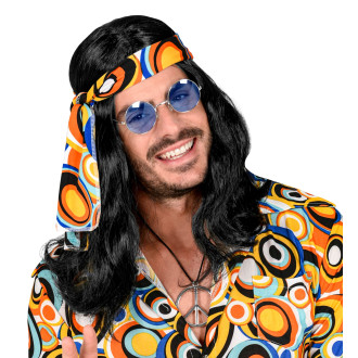 Widmann Čierna disco parochňa s čelenkou