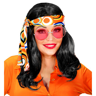 Widmann Čierna disco parochňa s čelenkou