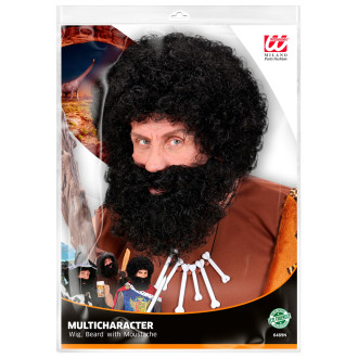 Widmann Parochňa kučeravá s fúzmi čierna