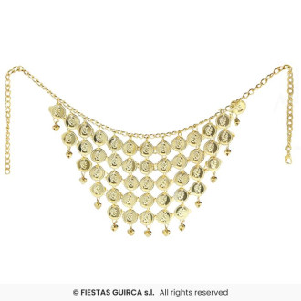 Náhrdelník so zlatými mincami