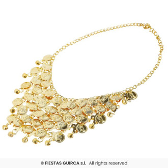 Náhrdelník so zlatými mincami