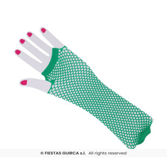 Rukavice sieť. bezprsté zelené