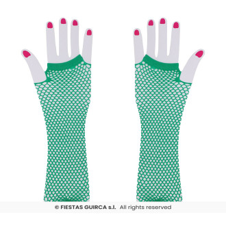 Rukavice sieť. bezprsté zelené