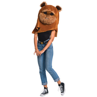 Ewok Plyšová maska ​​pre dospelých