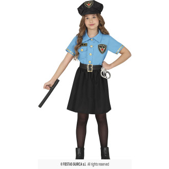 Policie dívčí kostým