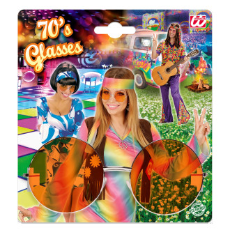 Widmann Okuliare 70-te roky oranžové