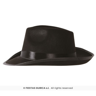 Borsalino - gangsterský klobouk černý VADA