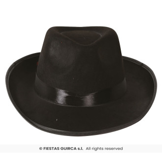 Borsalino - gangsterský klobouk černý VADA