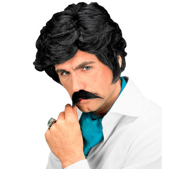 Widmann Pánska parochňa Playboy s fúzami čierna