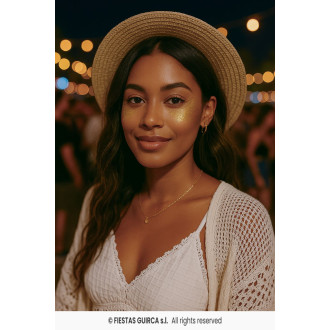 Flitrový gél zlatá