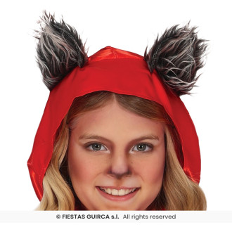 Červená čiapočka s vlčími uškami