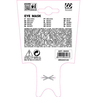 Widmann Divadelná maska ​​strieborná