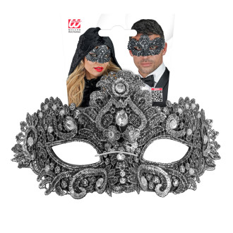 Widmann Divadelná maska ​​strieborná