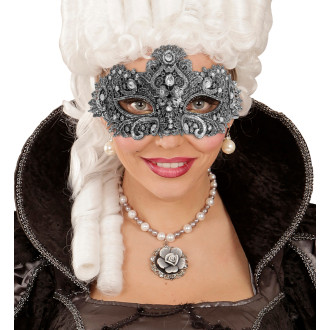 Widmann Divadelná maska ​​strieborná