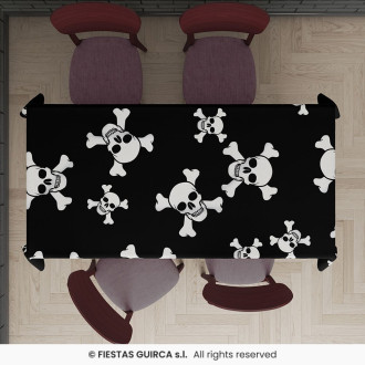 Obrus ​​halloween so smrtkami