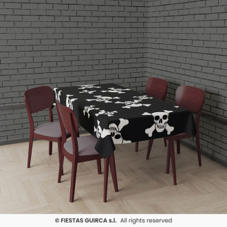 Obrus ​​halloween so smrtkami