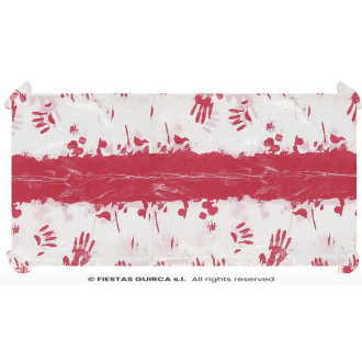 Obrus ​​na halloween zakrvavený