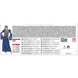 Widmann Renesančná dáma modrá