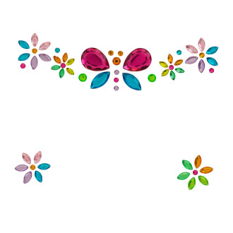 Widmann Motýl kamínky na obličej