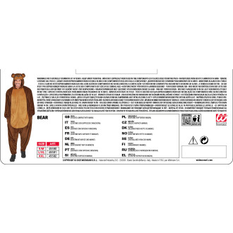 Widmann Plyšový overal medvěd