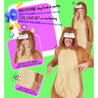 Widmann Plyšový overal lev