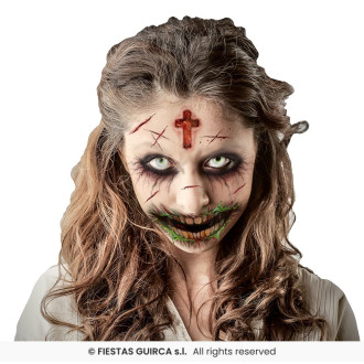 Tetování zombie tvář