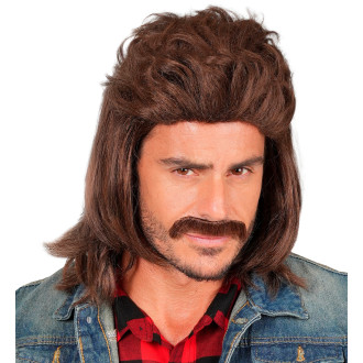 Widmann Parochňa s fúzmi MULLET hnedá