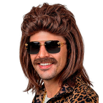 Widmann Parochňa s fúzmi MULLET hnedá