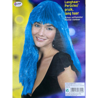 Dámská paruka modrá