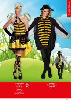 Sexy včielka - karnevalový kostým